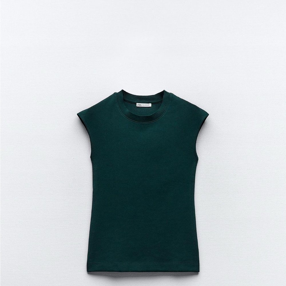 Zara Dark Green Tank Top